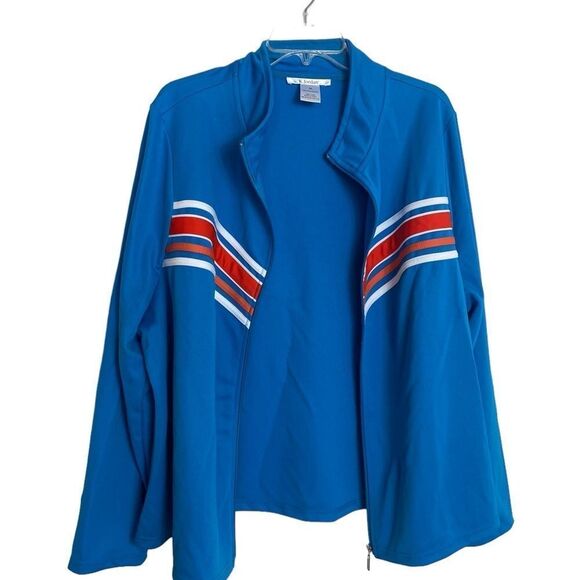 K. Jordan 3X metro style full zip lightweight jacket with stripes - Picture 4 of 5